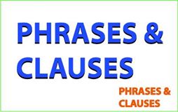 phrases and clauses